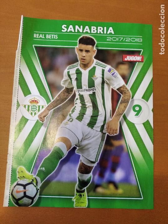 Sammelleidenschaft Sport: Poster Doble Sanabria - Betis y Girona - Goly
