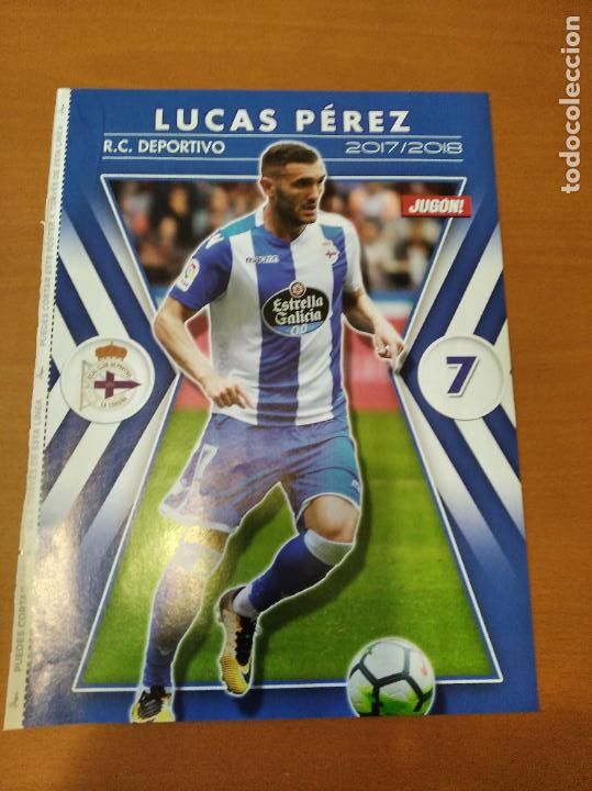 Collezionismo sportivo: Poster Doble Lucas Perez - Deportivo La Coru&ntilde;a y Gaku - Getafe - Goly