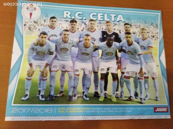 Coleccionismo deportivo: Poster Doble Charles - Eibar y Celta Vigo - Goly - Foto 2