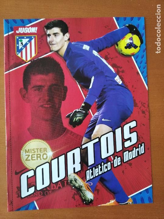 Collezionismo sportivo: Poster Doble Courtois - Atletico Madrid y Deportivo La Coru&ntilde;a - Goly