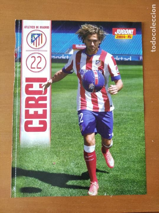 Collezionismo sportivo: Poster Doble Cerci - Atletico Madrid y Rayo Vallecano - Goly