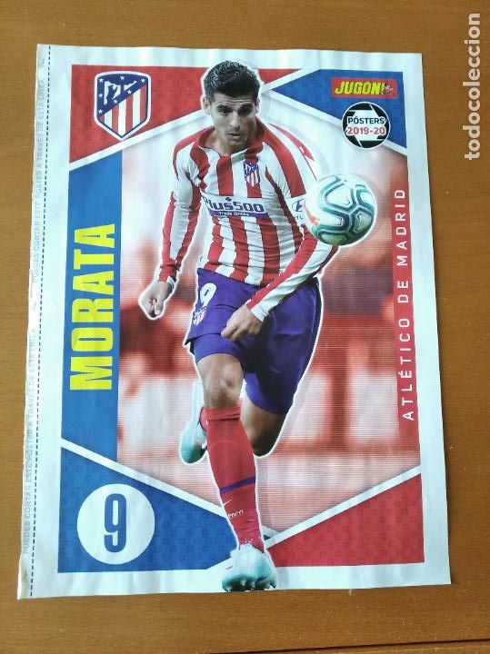 Collezionismo sportivo: Poster Doble Morata - Atletico Madrid y Campa&ntilde;a - Levante - Goly