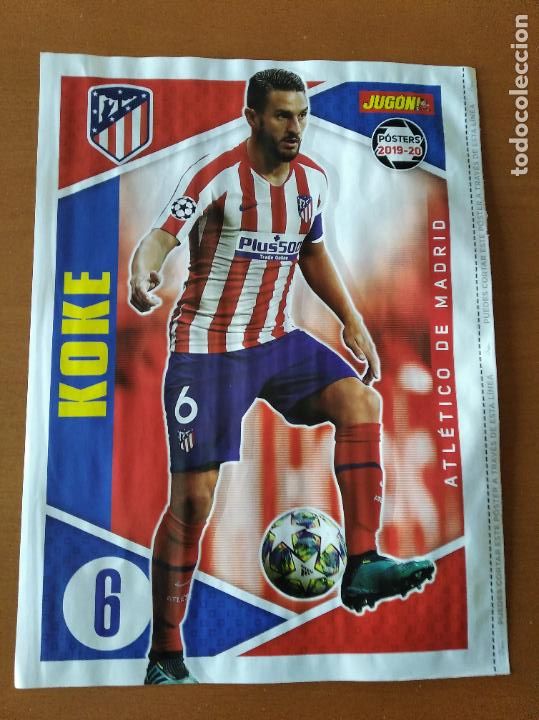 Collezionismo sportivo: Poster Doble Koke - Atletico Madrid y Ruben Garcia - Osasuna - Goly