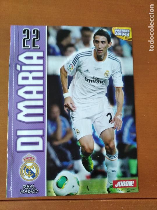 Collezionismo sportivo: Poster Doble Di Maria - Real Madrid y Dani Alves - Barcelona - goly