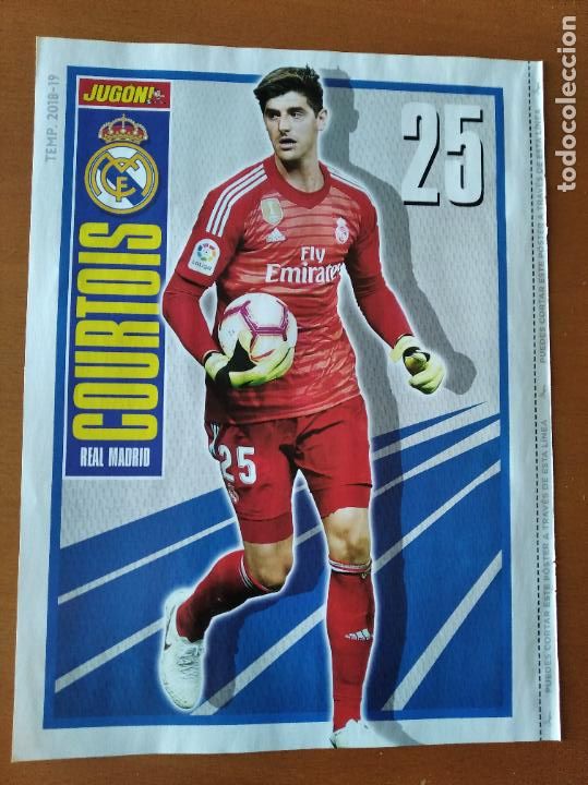Collezionismo sportivo: Poster Doble Courtois - Real Madrid y Arturo Vidal - Barcelona - goly