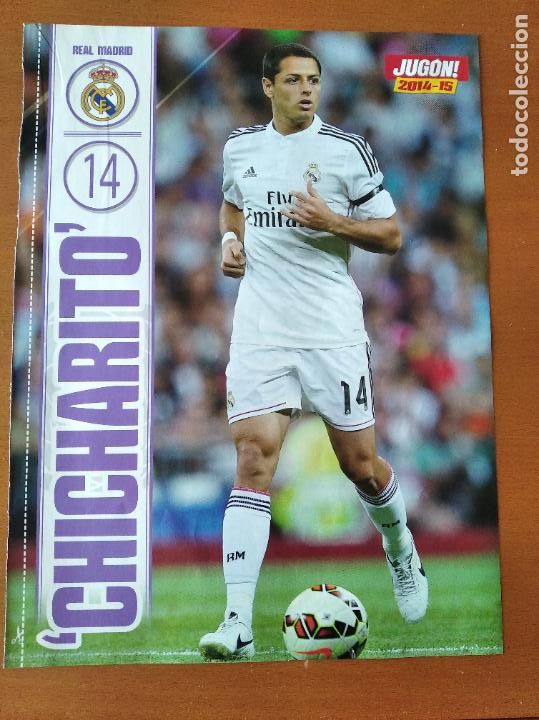 Collezionismo sportivo: Poster Doble Chicharito - Real Madrid y Espanyol - Espa&ntilde;ol - goly