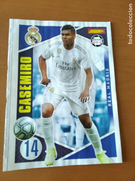 Sports collectibles: Poster Doble Casemiro - Real Madrid y Smolov - Celta Vigo - goly