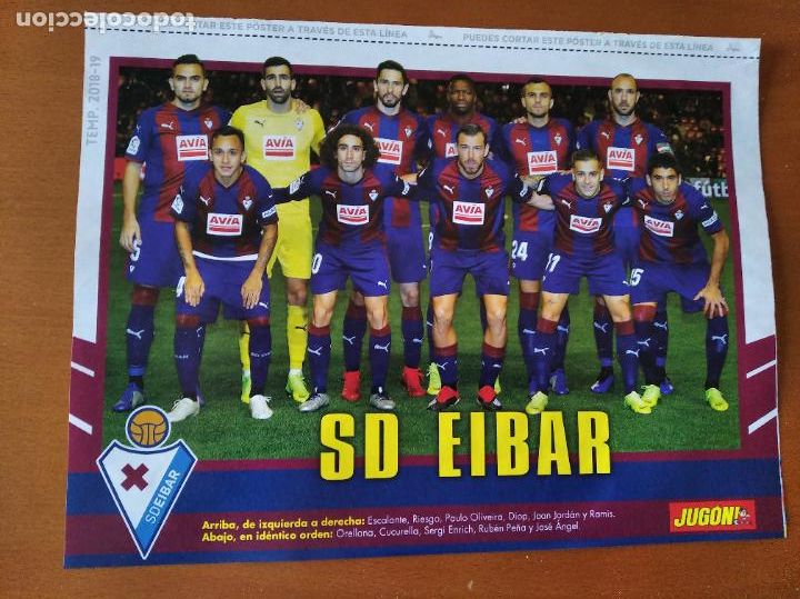 Coleccionismo deportivo: Poster Doble Andre Silva - Sevilla y Eibar - goly - Foto 2