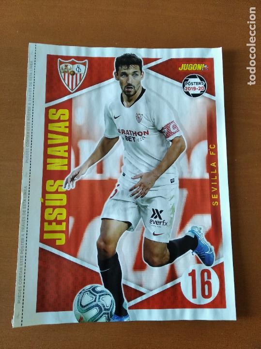 Coleccionismo deportivo: Poster Doble Jesus Navas - Sevilla y Embarba - Espanyol - Espa&ntilde;ol - goly