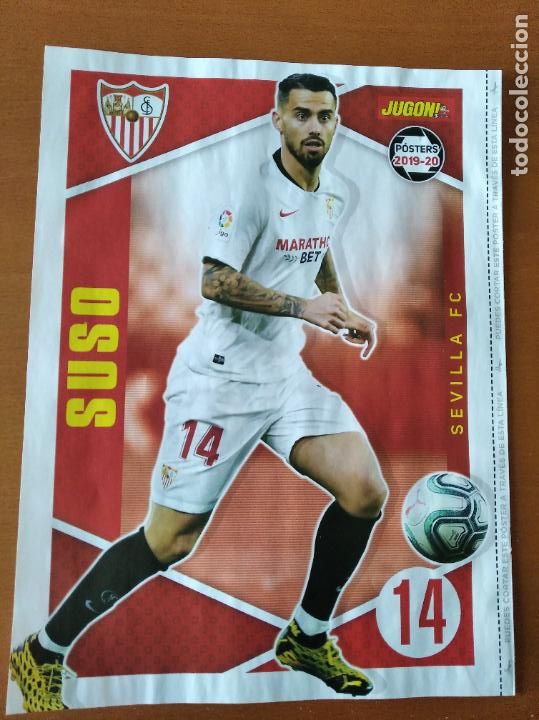 Sammelleidenschaft Sport: Poster Doble Suso - Sevilla y Real Sociedad - goly