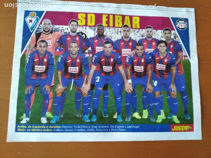Coleccionismo deportivo: Poster Doble Ferran Torres - Valencia y Eibar - goly - Foto 2