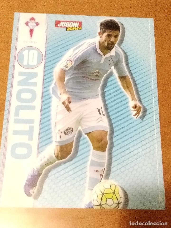 Collectionnisme sportif: Poster Doble Nolito - Celta Vigo y Espanyol - Espa&ntilde;ol - goly