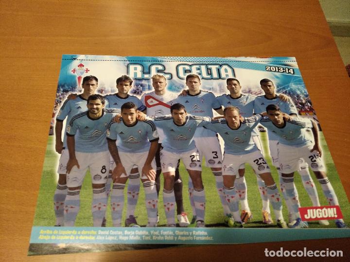 Collectionnisme sportif: Poster Doble Celta Vigo y Javi Guerra - Valladolid - goly