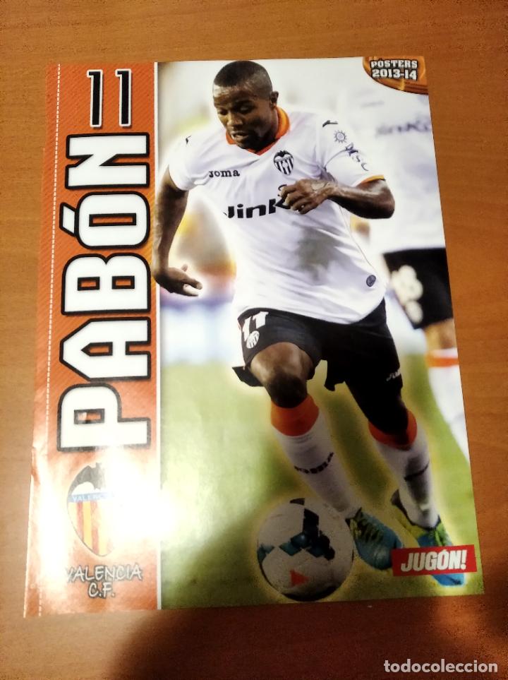 Collectionnisme sportif: Poster Doble Pabon - Valencia y El Hamdaoui - Malaga - goly