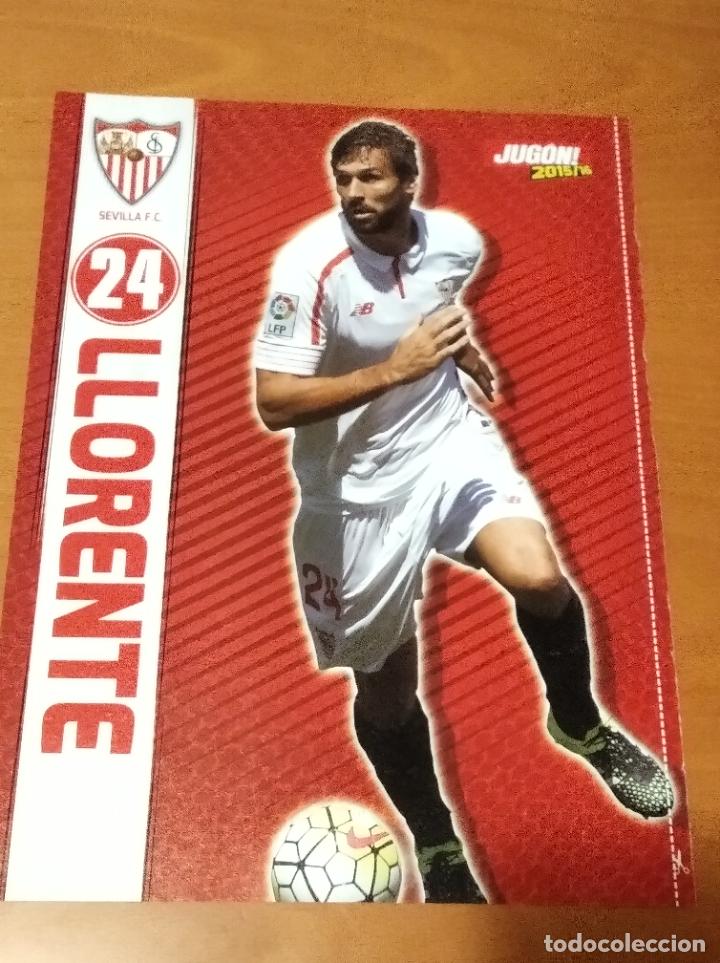 Coleccionismo deportivo: Poster Doble Llorente - Sevilla y Eibar - goly - Foto 1