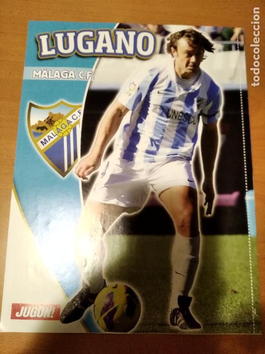 Collectionnisme sportif: Poster Doble Lugano - Malaga y Osasuna - goly