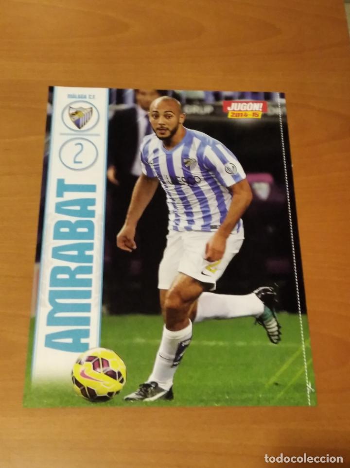 Collectionnisme sportif: Poster Doble Amrabat - Malaga y Betis - goly