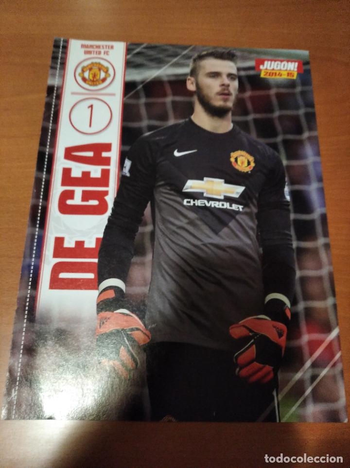 Collectionnisme sportif: Poster Doble De Egea - Manchester United y Camarasa - Levante - goly