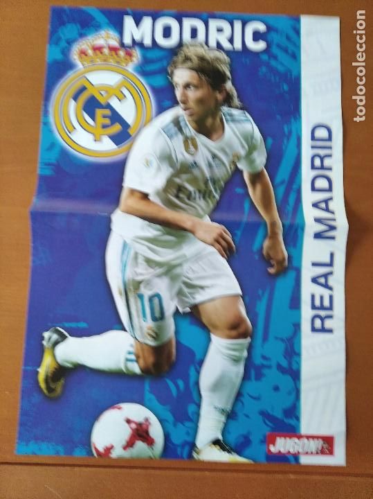 Collectionnisme sportif: Poster Grande Doble Modric - Real Madrid y Barcelona - goly
