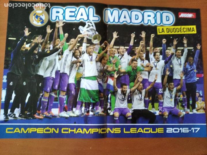 Sammelleidenschaft Sport: Poster Grande Doble Real Madrid Campeon Champions League y Liga 2016-2017 - goly