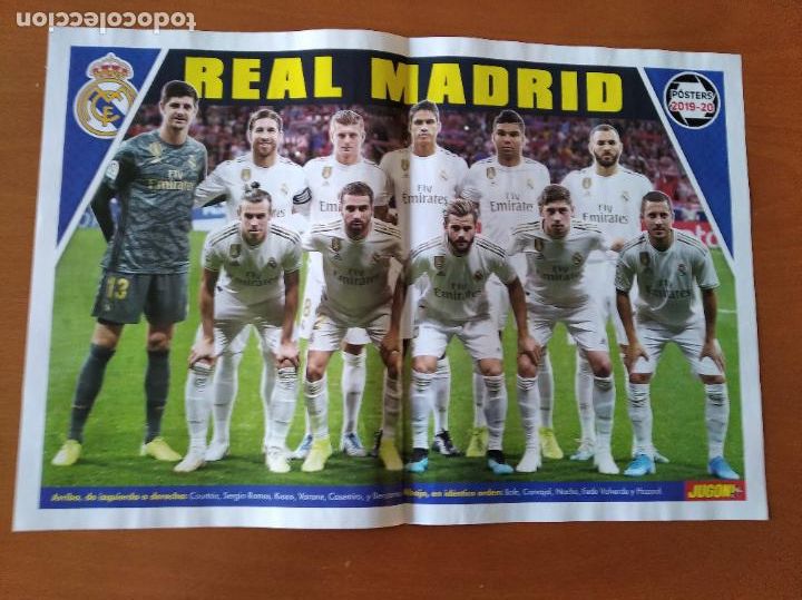 Coleccionismo deportivo: Poster Grande Doble Real Madrid y Williams - Athletic Bilbao - goly promo