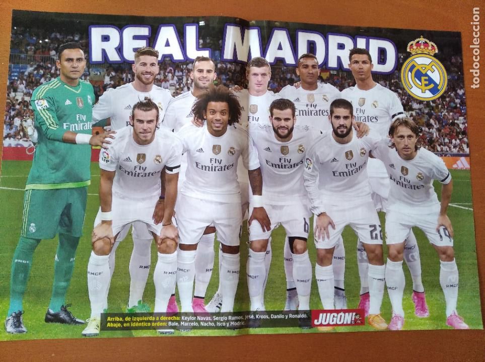 Coleccionismo deportivo: Poster Grande Doble Real Madrid y Griezmann - Atletico Madrid - goly promo