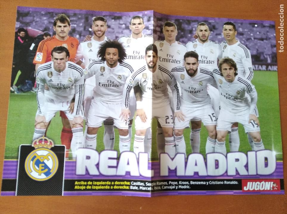 Collezionismo sportivo: Poster Grande Doble Real Madrid y Barcelona - goly promo