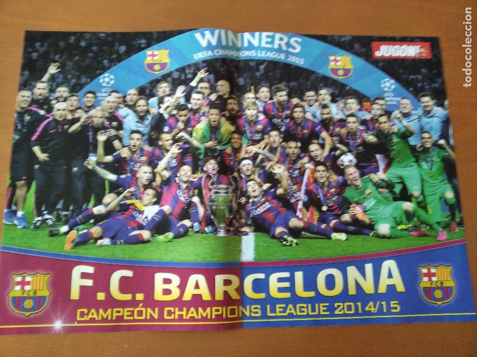 Coleccionismo deportivo: Poster Grande Triple Barcelona y Sevilla y Cristiano Ronaldo - Real Madrid - goly