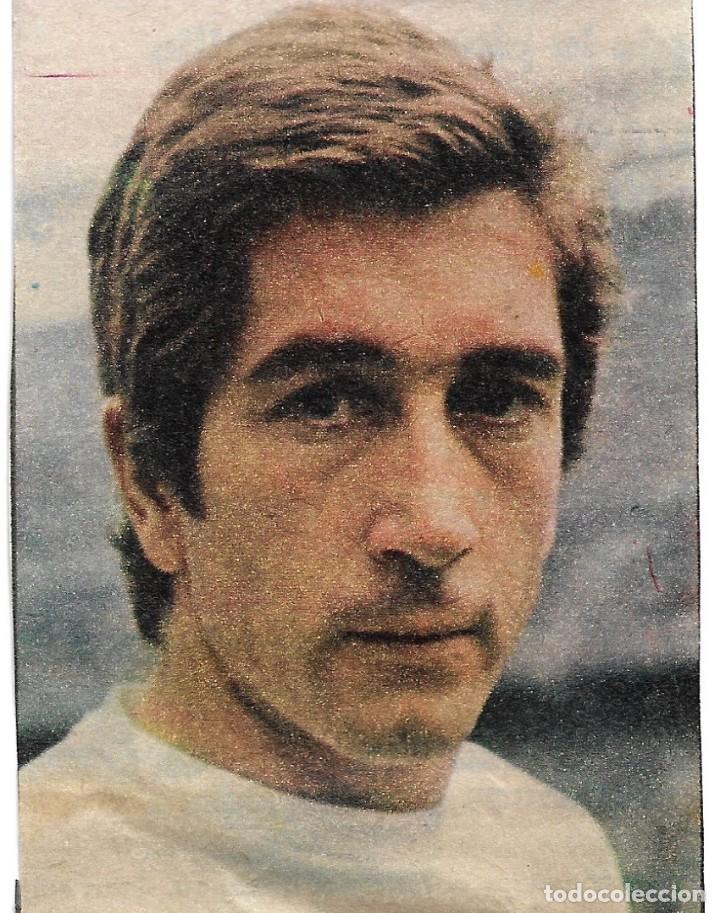 Collectionnisme sportif: REAL MADRID: Recorte de VEL&Aacute;ZQUEZ. 1971
