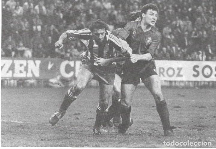 Collectionnisme sportif: REAL SPORTING DE GIJ&Oacute;N: Recorte de QUINI zaf&aacute;ndose de un contrario. 1985