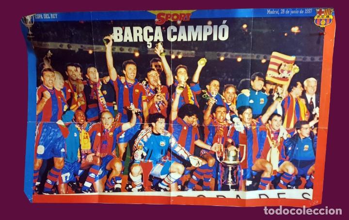 Sammelleidenschaft Sport: BARCA CAMPI&Oacute; - POSTER SPORT - A&Ntilde;O 1997 - 81 X 61