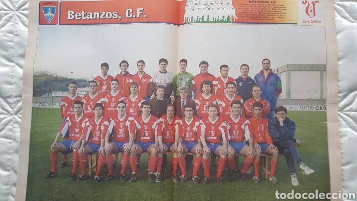 Sammelleidenschaft Sport: BETANZOS C.F. 1993-94 POSTER LA VOZ DE GALICIA