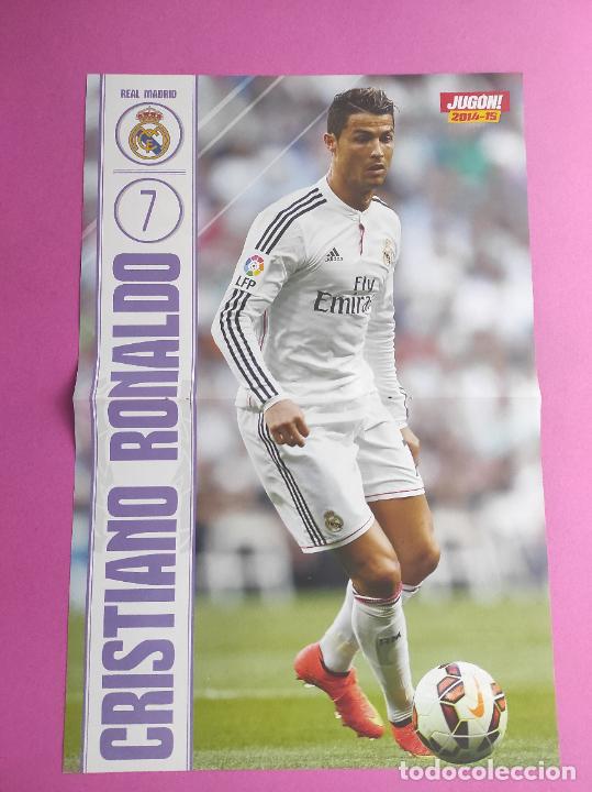 Collezionismo sportivo: POSTER CRISTIANO RONALDO REAL MADRID 14/15 - LIGA 2014/2015 REVISTA JUGON