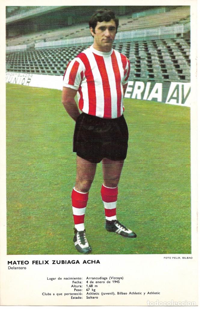 Collezionismo sportivo: ATHLETIC DE BILBAO: Minil&aacute;mina de ZUBIAGA. 1971