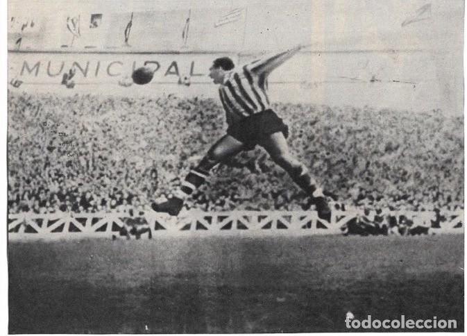 Collezionismo sportivo: ATHLETIC DE BILBAO: Gran recorte de ZARRA rematando en San Mam&eacute;s