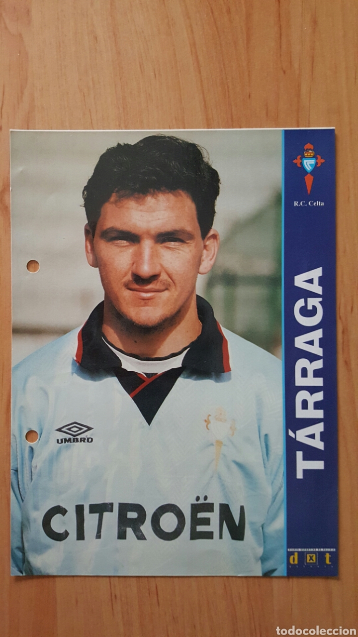 Coleccionismo deportivo: FICHA T&Aacute;RRAGA - CELTA DE VIGO - TEMPORADA 1995-96 DxT CAMPE&Oacute;N