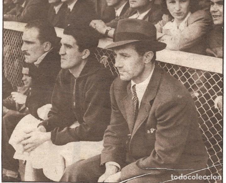 Coleccionismo deportivo: Gran recorte de Jacinto QUINCOCES en su &eacute;poca como Seleccionador Nacional