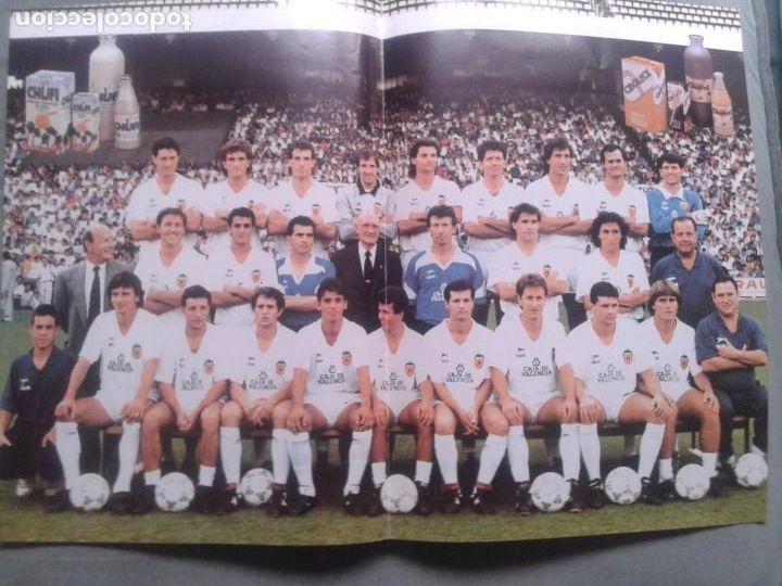Coleccionismo deportivo: POSTER VALENCIA 1989-90 - Foto 1