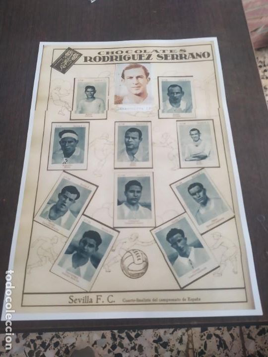 Collezionismo sportivo: ALINEACI&Oacute;N DEL SEVILLA F C. A&Ntilde;OS 20 EN PAPEL FOTOGRAF&Iacute;A