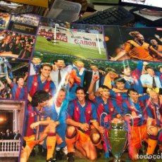Coleccionismo deportivo: GRAN CARTEL FUTBOL CLUB BARCELONA CAMPEON DE EUROPA AÑO 1992 - MEDIDA 93X65 CM