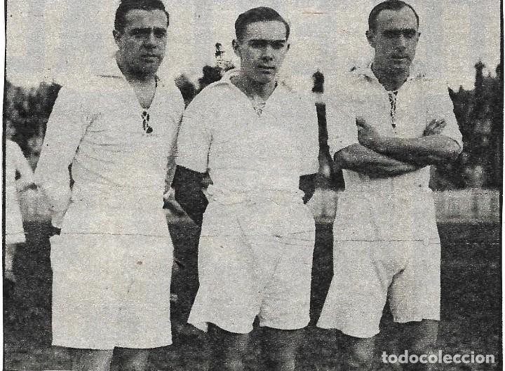 Sammelleidenschaft Sport: REAL MADRID: Recorte de los hermanos REGUEIRO: PEDRO, TOM&Aacute;S y LU&Iacute;S