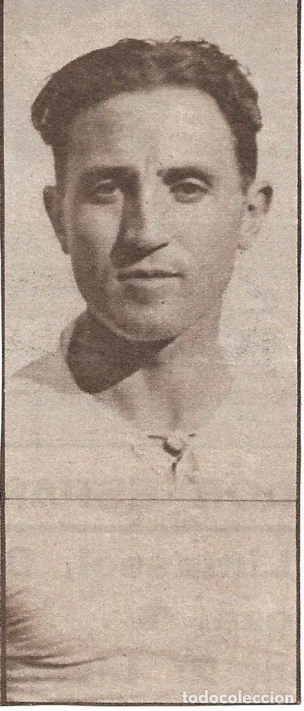 Sammelleidenschaft Sport: REAL MADRID: Recorte de SANTIAGO BERNAB&Eacute;U en su &eacute;poca de jugador.