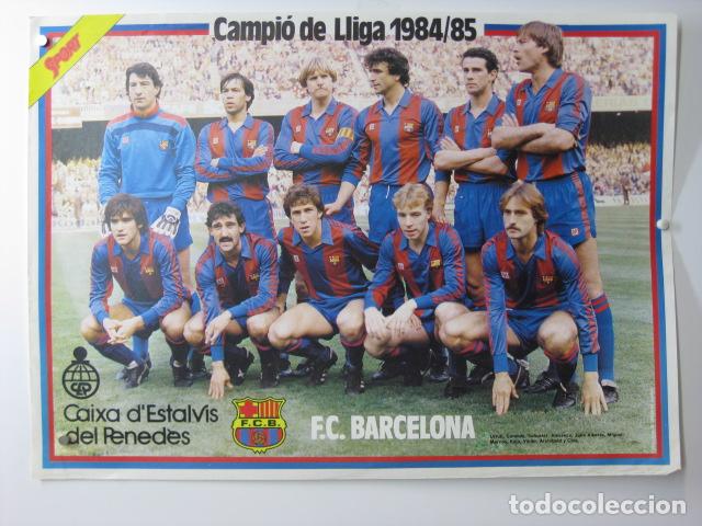 Sammelleidenschaft Sport: f c barcelona campio lliga 1984 1985 caixa estalvis penedes urruti schuster archibald alexanco clos