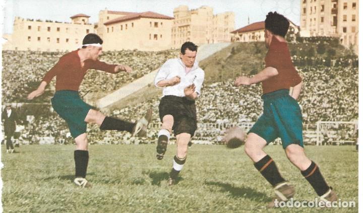 Collezionismo sportivo: SELECCI&Oacute;N ESPA&Ntilde;OLA DE F&Uacute;TBOL: Recorte de Jacinto QUINCOCES en acci&oacute;n