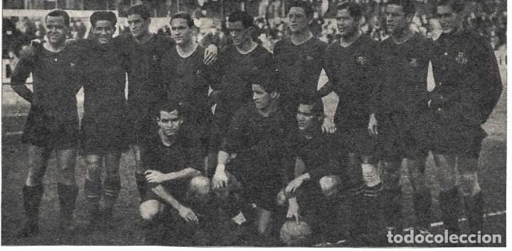 Collezionismo sportivo: BAR&Ccedil;A: Recorte de un equipo de los primeros a&ntilde;os 30