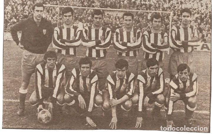 Collezionismo sportivo: ATL&Eacute;TICO DE MADRID: Recorte de un equipo de la temporada 69-70
