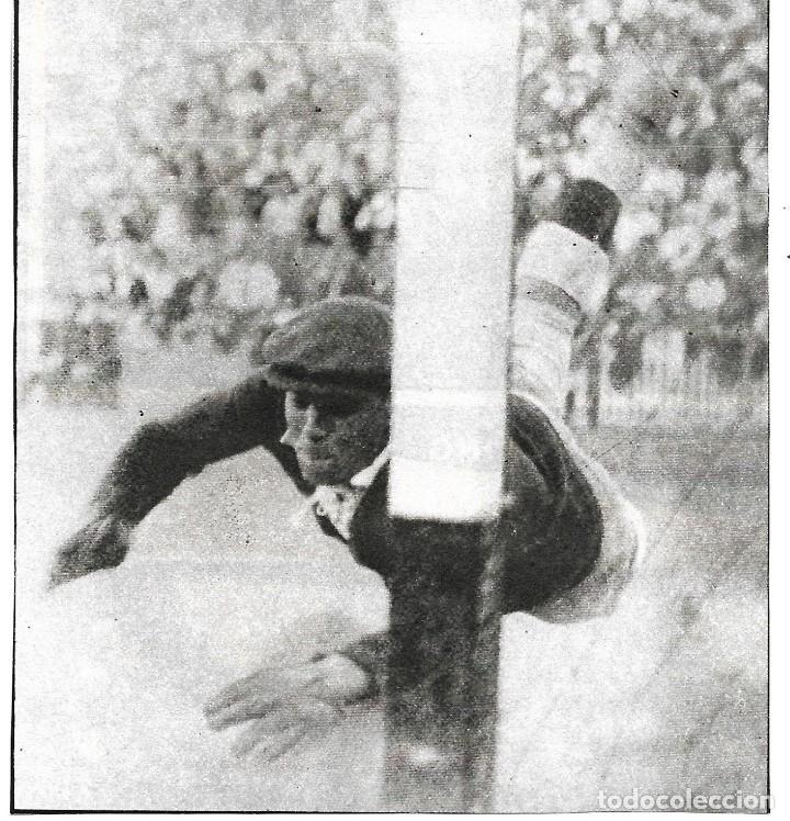 Collezionismo sportivo: Recorte de la &uacute;ltima parada de RICARDO ZAMORA.