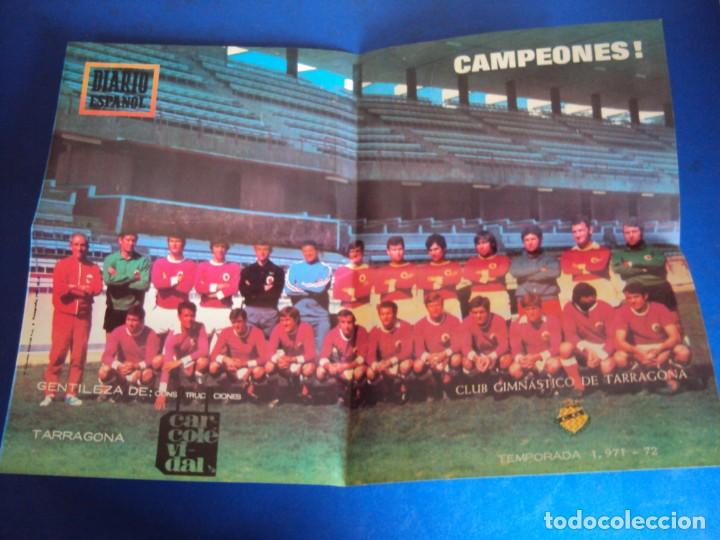 Collezionismo sportivo: (GT-99)CARTEL GIMNASTICO DE TARRAGONA CAMPEONES 1971-72 (36X25,5CM.)