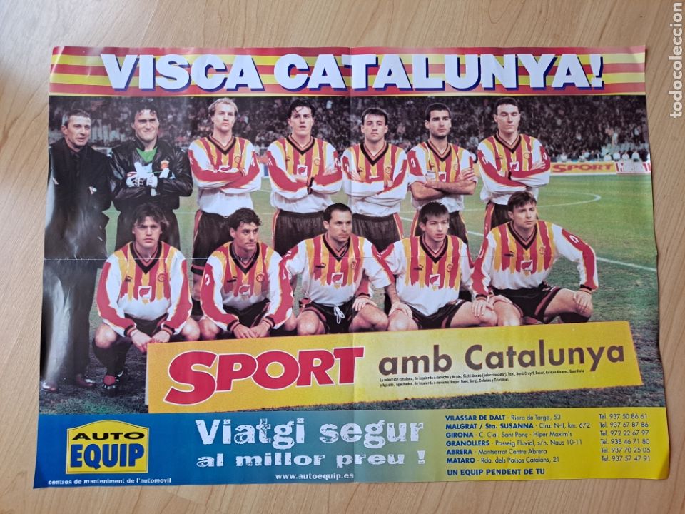 Coleccionismo deportivo: Poster Visca Catalunya FC Barcelona. Diari Sport