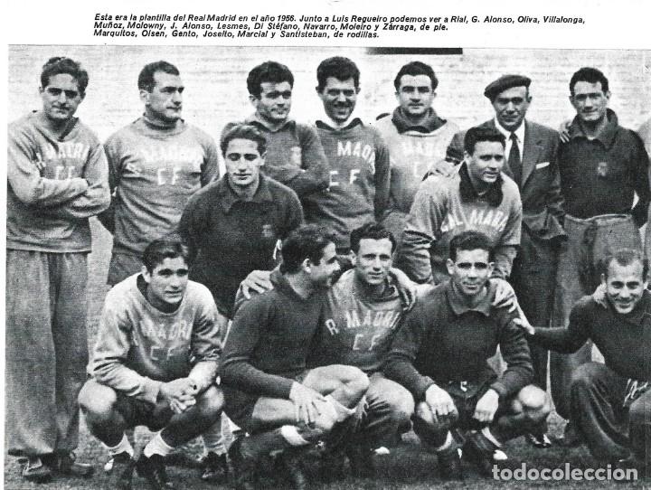 Collezionismo sportivo: REAL MADRID: Recorte de un entrenamiento de 1956